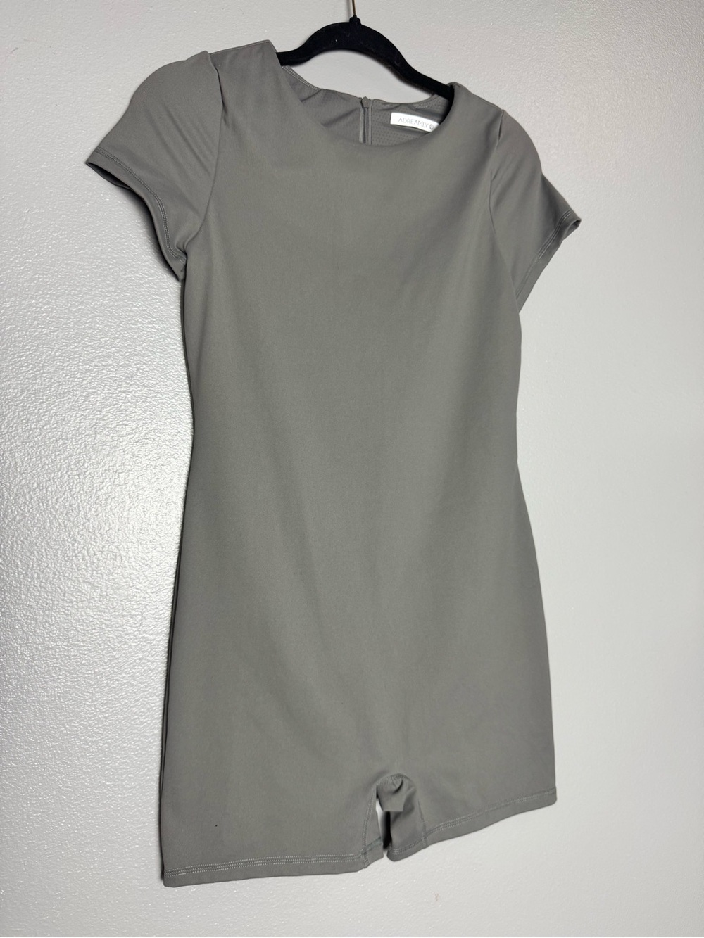 Marciano Gray Short-Sleeve Romper Jumpsuit